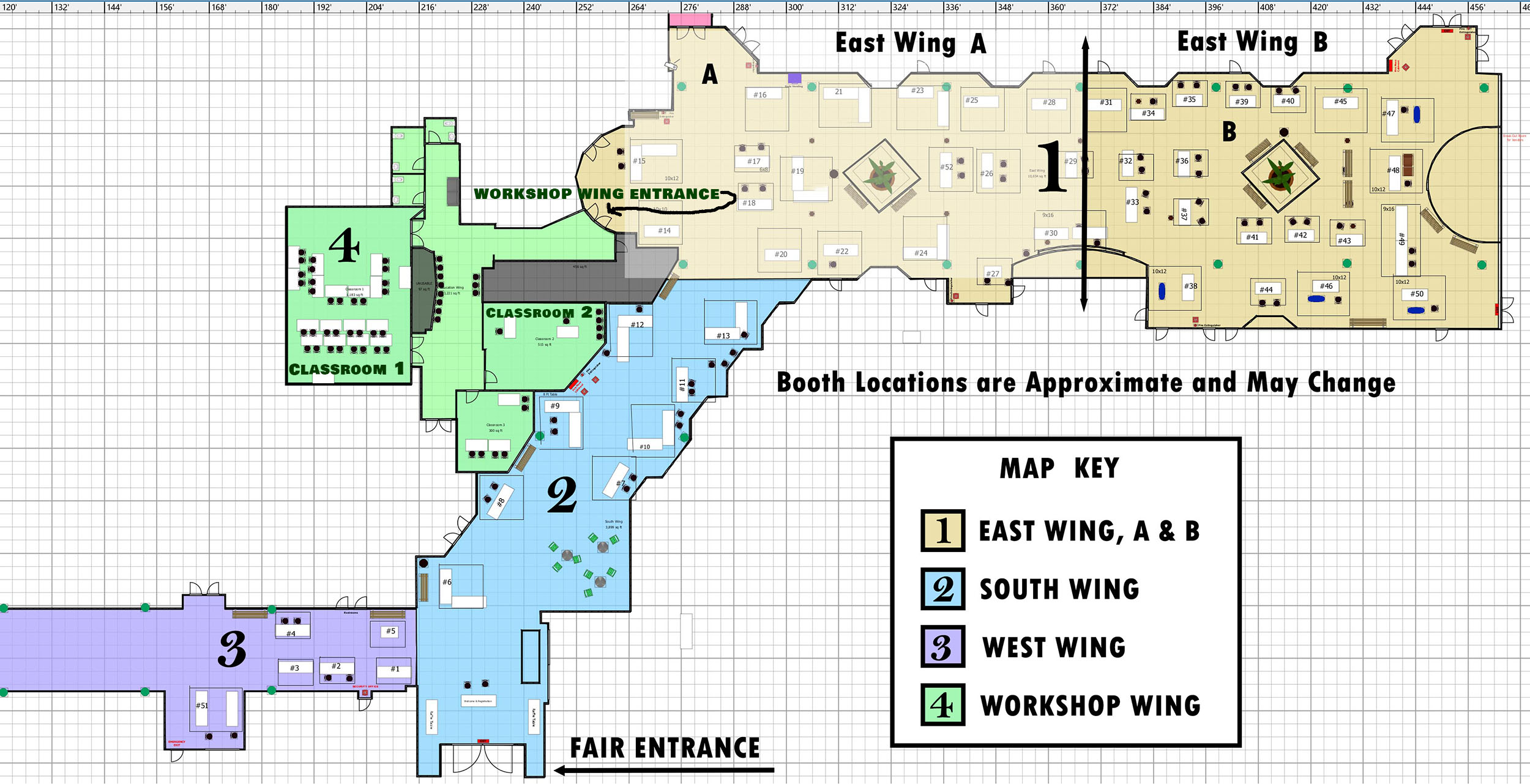 MAP KEY FOX SHIFT WORKSHOPS